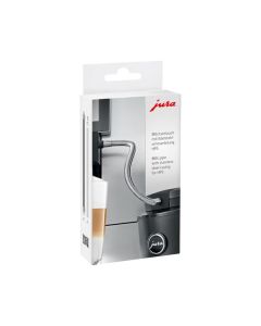 Jura Milchschlauch mit Edelstahlummantelung HP3 - für GIGA X-Linie Generation 2, Z-, J-, S-Linie, E8 Chrom - edelstahl