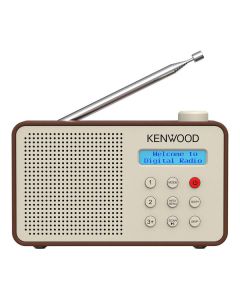Kenwood CR-M25DAB-T - tragbares Radio mit DAB+ & Bluetooth, ASA - braun