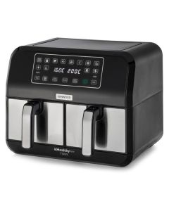 Kenwood HFM20.000MB - Heißluft-Fritteuse 8L Kapazität (2x4L) - schwarz