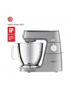 Kenwood KVL85.124SI Titanium Chef Baker XL - Küchenmaschine inkl. Glas-Mixeraufsatz & 2. Rührschüssel - silber