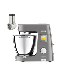 Kenwood KWL90.164SI Chef Patissier + KAX643ME - Küchenmaschine inkl. Fleischwolf & Trommelraffel - silber