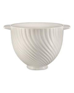 KitchenAid 5KSM2CB5MR - Keramikschüssel 4,7 Liter - perlweiß