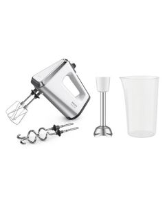 Krups GN9121 Deluxe 3 Mix 9000 - Handmixer - weiß-grau
