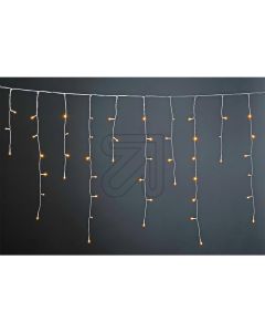 LED Eisregen-Lichtervorhang - 400 LEDs - bernstein