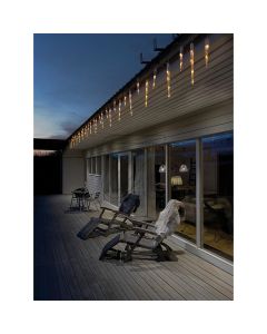 LED Eiszapfen-Kette 2736-102 - 48 LEDs - 32 Zapfen - warmweiß