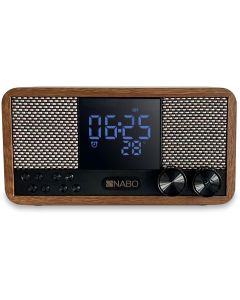Nabo CR 300 - Radiowecker mit Qi-Ladefunktion - schwarz