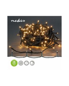 Nedis LED Kompakter Cluster 14m 700 LEDs - 2500K, für Innen und Außen, netzstromversorgung - schwarz