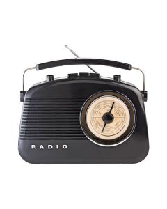 Nedis RDFM5000BG - tragbares Retro-Radio - schwarz - produkt