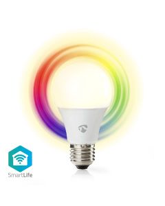 Nedis WIFILRC10E27 - SmartLife Vollfärbige LED Lampe E27 9W - weiß