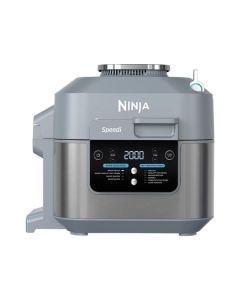Ninja ON400DE Speedi Rapid - Heißluft-Fritteuse mit Dampfgarfunktion - grau