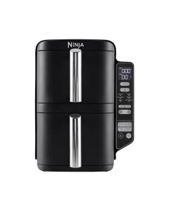 Ninja SL400EU Double Stack XL - 2 Ebenen-Heißluft-Fritteuse 2 x 4,75 Liter - grau