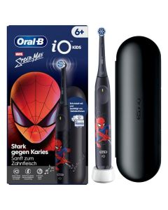 Oral-B iO Kids 6+ mit Reiseetui Spiderman - Elektrische Zahnbürste - schwarz
