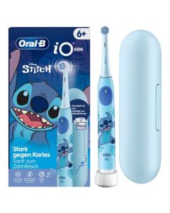 Oral-B iO Kids 6+ mit Reiseetui Stitch - Elektrische Zahnbürste - blau