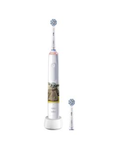 Oral-B Junior Pro Grogu Star Wars - elektrische Kinderzahnbürste (Akku) ab 6 Jahren -  Dekor "Grogu Star Wars"