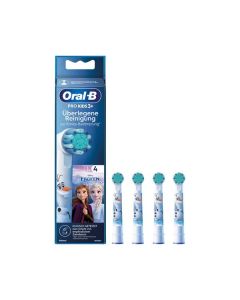 Oral-B Kids Eiskönigin - Völlig Unverfroren II 4er - Ersatz-Zahnbürsten / Aufsteckbürsten ab 3 Jahren -  Dekor "Frozen"