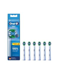 Oral-B Pro Precision Clean 6er - Ersatz-Zahnbürsten / Aufsteckbürsten - weiß