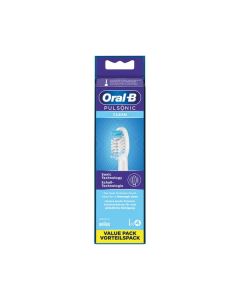 Oral-B Pulsonic Clean 4er - Ersatz-Zahnbürsten / Aufsteckbürsten - weiß