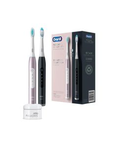 Oral-B Pulsonic Slim Luxe 4900 DUO - elektrische Schallzahnbürste mit 2. Handstück - schwarz & roségold