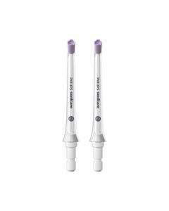 Philips HX3062/00 Sonicare F3 QuadStream - Aufsteckdüsen 2er Pack, nur für Power Flosser - transparent
