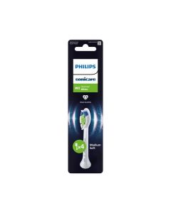 Philips HX6064/87 Sonicare Optimal White - Ersatz-Zahnbürsten / Aufsteckbürsten 4er Pack - weiß