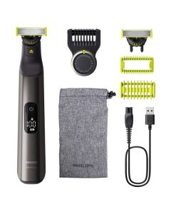 Philips QP6552/15 OneBlade Pro 360 Face+Body - Bartschneider - chrom