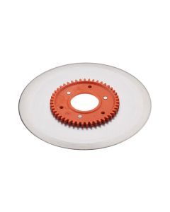 ritter Ersatzmesser 519.106 glatt - Schinken-/Aufschnittmesser mit orangem Zahnrad passend zu Ritter Classico1, Icaro7