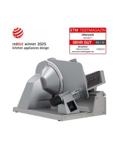 ritter tondo13 professional - Feinschneider mit 19 cm Messer - silber