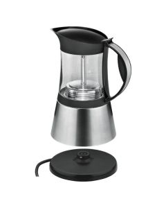 Rommelsbacher EKO 376/G - Espressokocher/elektrische Mokkakanne - Edelstahl-Glas