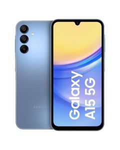Samsung Galaxy A15 5G (SM-A156B/DSN) 128GB - Android 14 Smartphone 6.5" mit Dual-SIM - vertragsfrei für alle Netze - blue