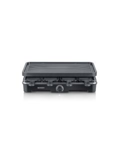 Severin RG2372 - Raclette-Grill für 8 Personen Naturstein - Schwarz