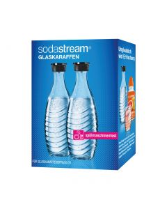 SodaStream Glaskaraffe 2er-Pack - glas