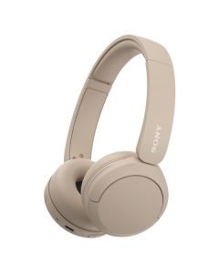 Sony WHCH520C.CE7 - On-Ear Kopfhörer mit Bluetooth und Freisprechfunktion - beige