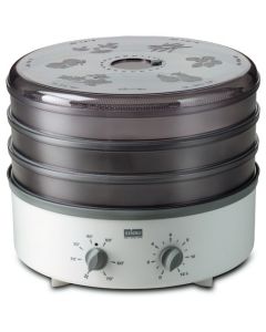 Stöckli Dörrgerät Dörrex 0076.70M mit Timer und Metallgitter - hellgrau