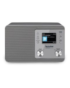 TechniSat Digitradio 451 CD IR holz - CD-Internetradio/DAB+/FM mit Bluetooth, USB - silber-holz