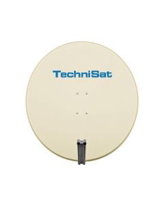 TechniSat Satman 850 inkl. LNB Halteschelle - 85 cm DigitalSat-Antenne aus Aluminium mit Halter und 40mm Schelle - beige
