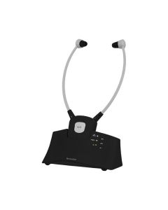 TechniSat Stereoman ISI 3 - Digitaler Kinnbügel In-Ear Funk-Kopfhörer - schwarz