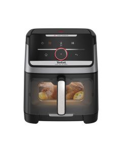 Tefal EY876D Easy Fry Smart & Silence - Heißluft-Fritteuse 7L - edelstahl-schwarz