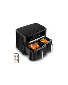 Tefal EY942H Dual Easy Fry XXL - Heißluft-Fritteuse 11L - grau