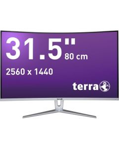 TERRA LED 3280W  - 31,5 LED Monitor - CURVED DP HDMI - silver white - produkt