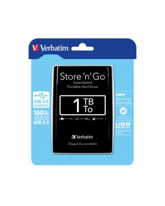 Verbatim Store 'n' Go 2,5" 1TB - externe Festplatte - USB 3.0 - schwarz