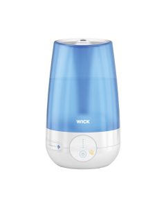 Wick WUL525E4 - Luftbefeuchter für Räume bis 15 m² - Weiß Blau