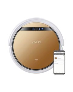 ZACO V5x - Staubsaugroboter mit Wischfunktion, App- & Alexa-Steuerung - bronze-weiß - Produkt mit App