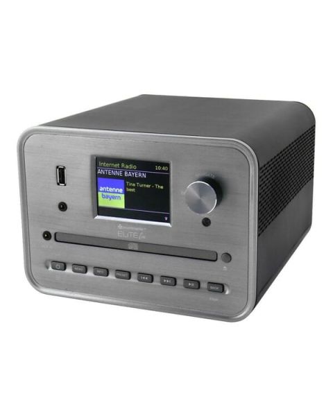 Soundmaster ICD1050SW - CD-Internetradio/DAB+/FM mit Bluetooth, USB & MP3-Wiedergabe - silber
