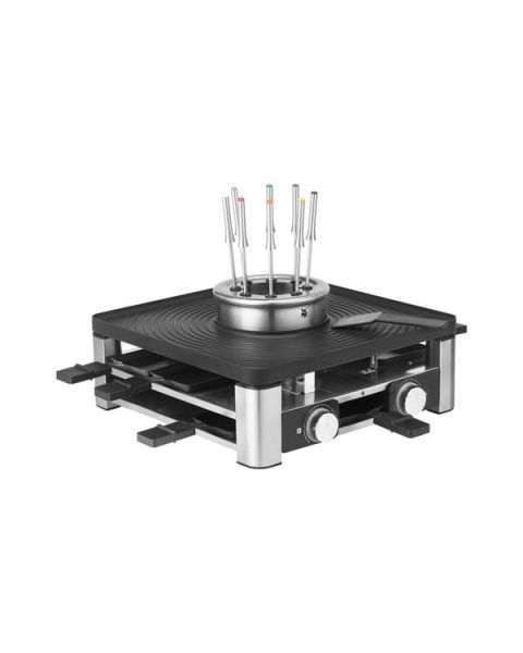WMF LUMERO Gourmet Station 3-in-1 - Tischgrill,Raclette und Fondue 